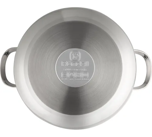 Кастрюля Rondell Calypso RDS-1672 5.8л. d=22см (с крышкой) стальной Кастрюля Rondell Calypso RDS-1672 5.8л. d=22см (с крышкой) стальной