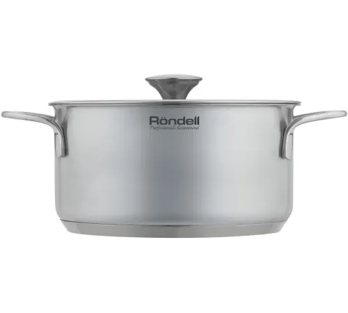 Кастрюля Rondell Modern RDS-1746, 2л, 18см, с крышкой, стальной
