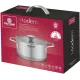 Кастрюля Rondell Modern RDS-1746, 2л, 18см, с крышкой, стальной