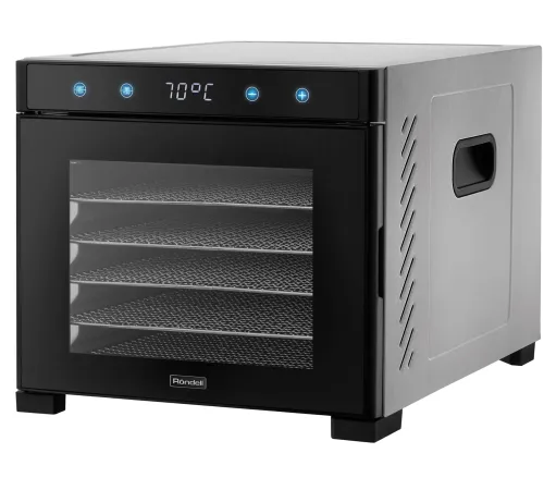 Сушка для фруктов и овощей Rondell RDE-1750, 650Вт, черный Сушка для фруктов и овощей Rondell RDE-1750, 650Вт, черный