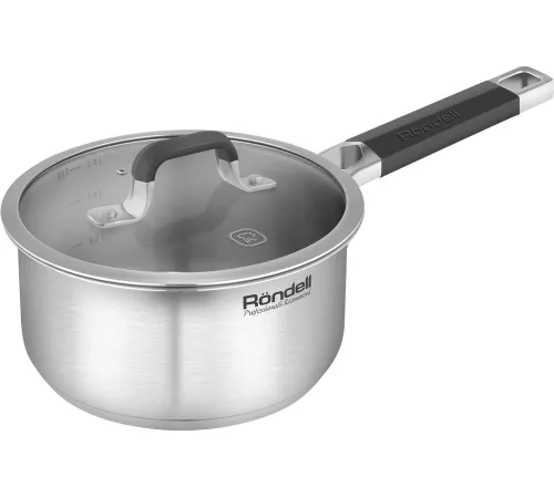 Ковш Rondell Stolz RDS-1751 1.4л. d=16см (с крышкой) стальной Ковш Rondell Stolz RDS-1751 1.4л. d=16см (с крышкой) стальной