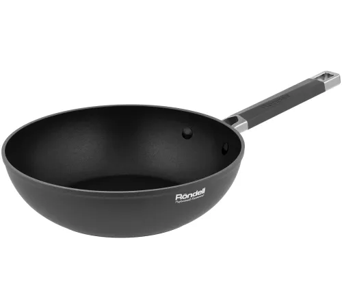 Сковорода ВОК (WOK) Rondell Stolz RDA-1771 круглая 28см покрытие: Xylan Plus ручка несъемная (без крышки) серый Сковорода ВОК (WOK) Rondell Stolz RDA-1771 круглая 28см покрытие: Xylan Plus ручка несъемная (без крышки) серый