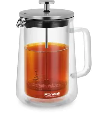 Френч-пресс Rondell Eletto RDS-1823 0.6л стальной