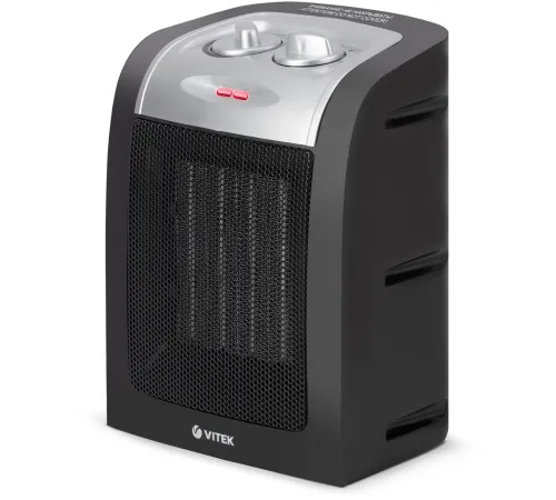 Тепловентилятор Vitek VT-2067 1800Вт черный/серебристый