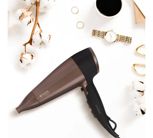 Фен Vitek VT-2238 2000Вт коричневый