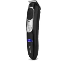 Триммер Vitek VT-2549 BK Питание сеть/аккумулятор. Встроенная аккумуляторная батарея Li-ion 700 mAh 3,7V. Время зарядки 90мин. Время автономной работы 45мин. Влажная очистка. Детальный триммер. Индикатор зарядки. ЖК дисплей с индикацией процента зарядки б