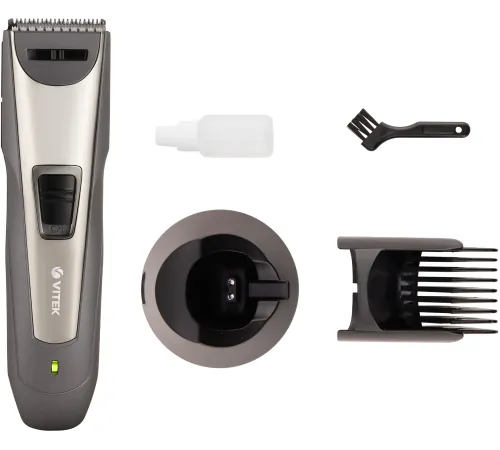 Машинка для стрижки Vitek VT-2572 графитовый 3Вт (насадок в компл:2шт) Машинка для стрижки Vitek VT-2572 графитовый 3Вт (насадок в компл:2шт)