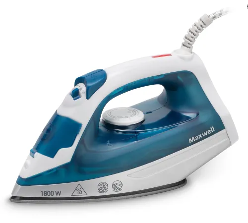 Утюг Maxwell MW-3056, белый/синий