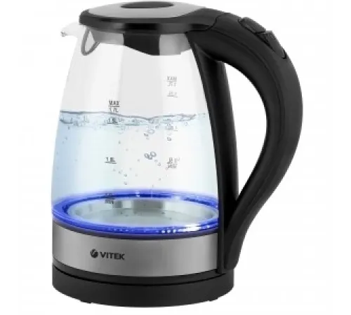 Чайник электрический Vitek VT-7008 1.7л. 2200Вт прозрачный корпус: стекло/пластик Чайник электрический Vitek VT-7008 1.7л. 2200Вт прозрачный корпус: стекло/пластик
