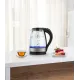 Чайник электрический Vitek VT-7008 1.7л. 2200Вт прозрачный корпус: стекло/пластик