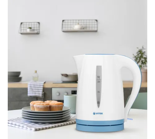 Чайник электрический Vitek VT-7031 1.7л. 2200Вт белый корпус: пластик Чайник электрический Vitek VT-7031 1.7л. 2200Вт белый корпус: пластик