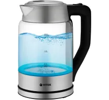 Чайник электрический Vitek VT-7043 1.7л. 2200Вт разноцветный корпус: стекло