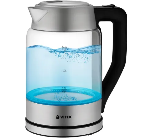 Чайник электрический Vitek VT-7043 1.7л. 2200Вт разноцветный корпус: стекло Чайник электрический Vitek VT-7043 1.7л. 2200Вт разноцветный корпус: стекло