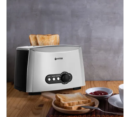 Тостер Vitek VT-7162 945Вт серый Тостер Vitek VT-7162 945Вт серый