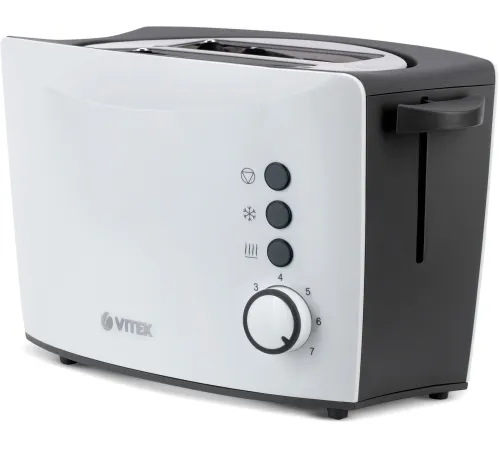 Тостер Vitek VT-7166 800Вт черный/белый Тостер Vitek VT-7166 800Вт черный/белый