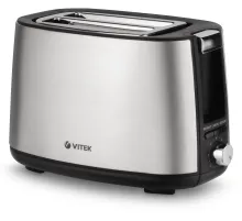 Тостер Vitek VT-7170 750Вт черный/стальной
