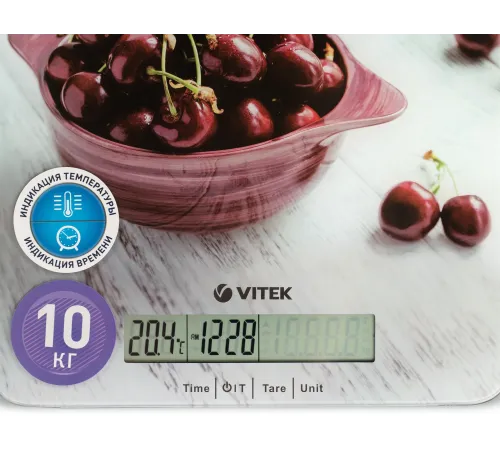 Весы кухонные электронные Vitek VT-8002 макс.вес:10кг белый Весы кухонные электронные Vitek VT-8002 макс.вес:10кг белый