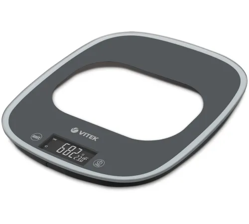 Весы кухонные электронные Vitek Graphite VT-8013 макс.вес:10кг Весы кухонные электронные Vitek Graphite VT-8013 макс.вес:10кг