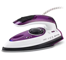 Утюг дорожный Vitek VT-8305 1000Вт белый/фиолетовый