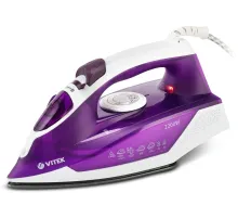 Утюг Vitek VT-8308 2200Вт фиолетовый/белый