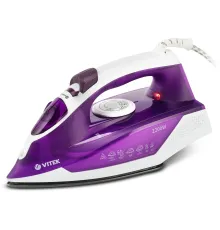 Утюг Vitek VT-8308 2200Вт фиолетовый/белый