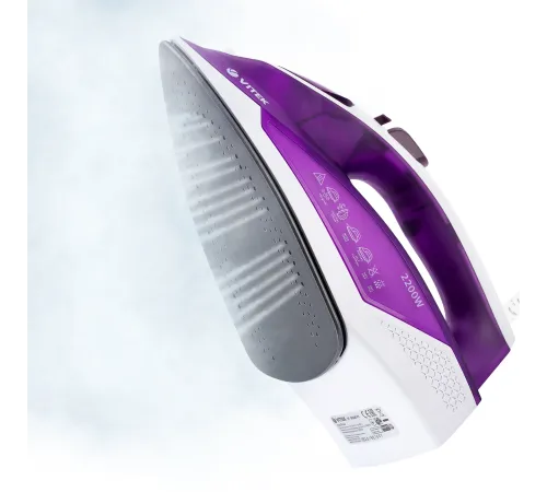 Утюг Vitek VT-8308 2200Вт фиолетовый/белый Утюг Vitek VT-8308 2200Вт фиолетовый/белый
