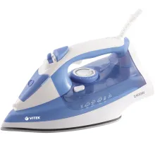 Утюг Vitek VT-8330 2400Вт белый/голубой