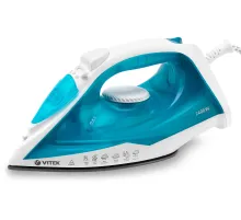 Утюг Vitek VT-8336 2400Вт белый/бирюзовый