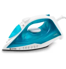 Утюг Vitek VT-8336 2400Вт белый/бирюзовый