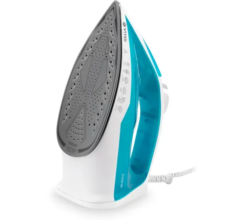 Утюг Vitek VT-8336 2400Вт белый/бирюзовый Утюг Vitek VT-8336 2400Вт белый/бирюзовый