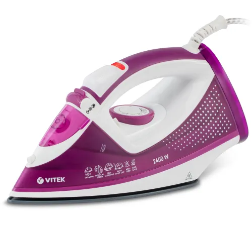 Утюг Vitek VT-8346 2400Вт белый/фиолетовый Утюг Vitek VT-8346 2400Вт белый/фиолетовый