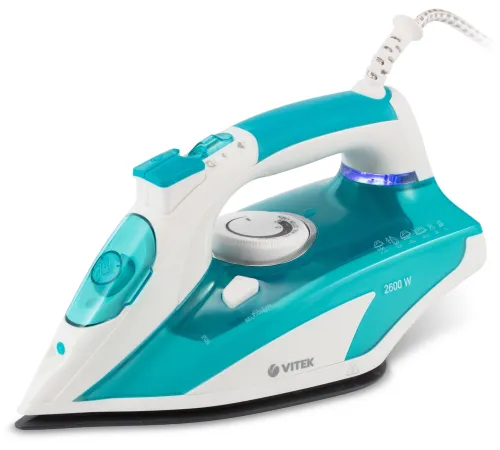 Утюг Vitek VT-8355 2600Вт бирюзовый/белый Утюг Vitek VT-8355 2600Вт бирюзовый/белый