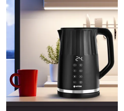 Чайник электрический Vitek Starlight VT-8829 1.7л. 2200Вт корпус: металл/пластик