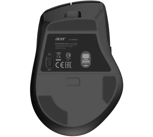 Мышь Acer OMR406 черный оптическая 3200dpi беспров. BT/Radio USB (ZL.MCEEE.02W)