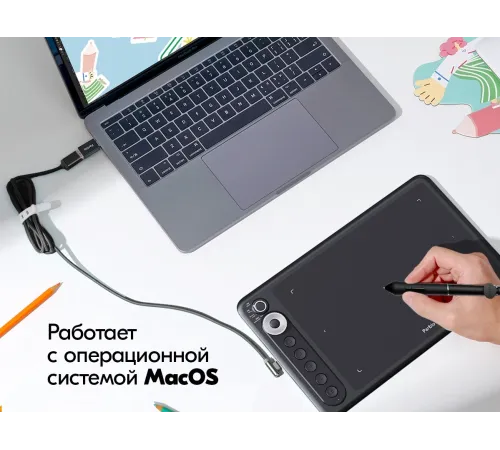 Графический планшет Parblo Intangbo X7 USB Type-C черный Графический планшет Parblo Intangbo X7 USB Type-C черный