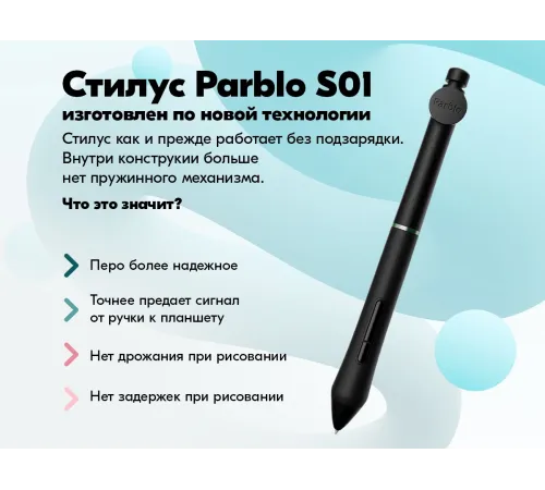 Графический планшет Parblo Intangbo X7 USB Type-C черный Графический планшет Parblo Intangbo X7 USB Type-C черный