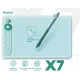 Графический планшет Parblo Intangbo X7 USB Type-C зеленый