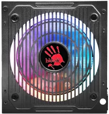 Блок питания Bloody ATX 700W BD-PS700W 80 PLUS WHITE (20+4pin) APFC 120mm fan color LED 6xSATA RTL