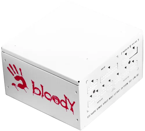 Блок питания, Bloody, BD-PS750G, 750Вт, 80 PLUS Gold, 120мм, белый Блок питания, Bloody, BD-PS750G, 750Вт, 80 PLUS Gold, 120мм, белый