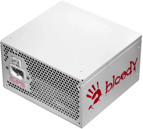 Блок питания, Bloody, BD-PS750G, 750Вт, 80 PLUS Gold, 120мм, белый Блок питания, Bloody, BD-PS750G, 750Вт, 80 PLUS Gold, 120мм, белый
