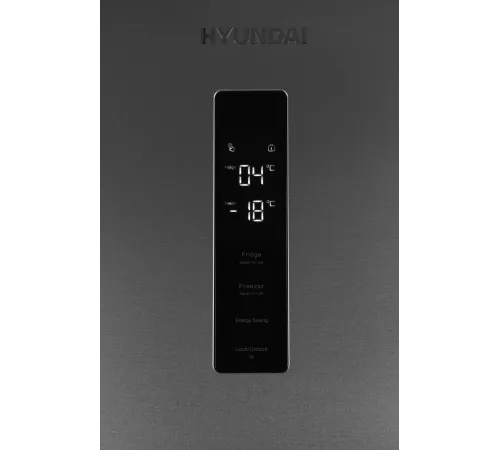 Холодильник Hyundai CC35083F 2-хкамерн. нержавеющая сталь Холодильник Hyundai CC35083F 2-хкамерн. нержавеющая сталь