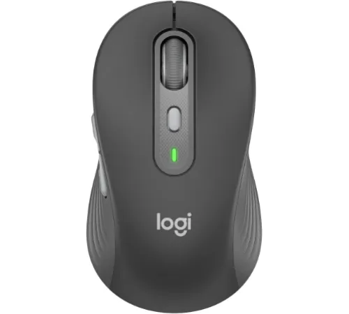 Мышь Logitech M750 графитовый оптическая (4000dpi) беспроводная BT/Radio USB (5but)