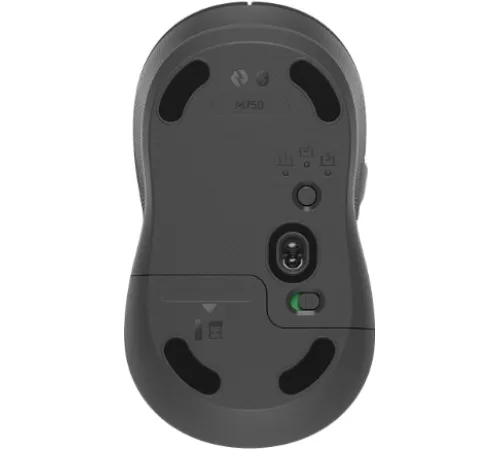 Мышь Logitech M750 графитовый оптическая (4000dpi) беспроводная BT/Radio USB (5but)