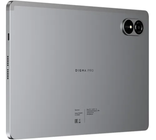 Планшет Digma Pro Quantum T606 (1.6) 8C RAM6Gb ROM128Gb 11" In-Cell 1280x800 4G 2Sim Android 14 серый 13Mpix 5Mpix BT WiFi microSD 2Tb 7000mAh