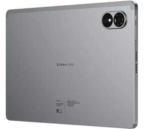 Планшет Digma Pro Quantum T606 (1.6) 8C RAM6Gb ROM128Gb 11" In-Cell 1280x800 4G 2Sim Android 14 серый 13Mpix 5Mpix BT WiFi microSD 2Tb 7000mAh