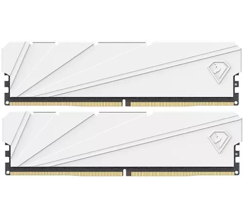 Оперативная память Netac Shadow S 16GB (2x8GB) DDR4-3600 (PC4-28800) C18 White 18-22-22-42 1.35V XMP Dual DIMM Kit (NTSSD4P36DP-16W)