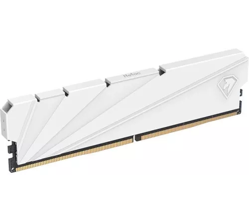 Оперативная память Netac Shadow S 8GB DDR4-2666 (PC4-21300) C19 White 19-19-19-43 1.2V Memory module (DIMM) (NTSSD4P26SP-08W)