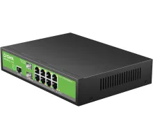 Коммутатор Digma DSP708G-2S-T135 (L2+) 8x1Гбит/с 2SFP 8PoE 8PoE+ 135W управляемый