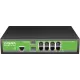 Коммутатор Digma DSP708G-2S-T135 (L2+) 8x1Гбит/с 2SFP 8PoE 8PoE+ 135W управляемый