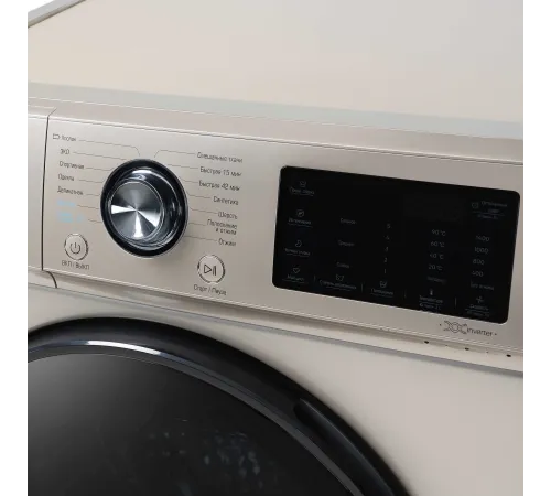 Стиральная машина Бирюса WM-SL1014/15 B класс: A+++ загр.фронтальная макс.:10кг золотистый